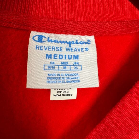 Champion Reverse Weave  Boston University Red Sweatshirt Unisex Cotton M - Picture 5 of 12